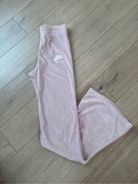 Nike Velour Sweat Pants (Blush Pink)